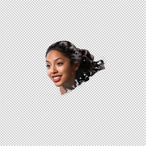 Mulher Latina Nadando Em D Estilo De Desenho Animado Fundo Transparente Psd Premium