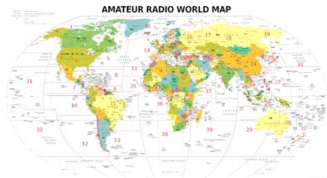 Amateur Radio World Map