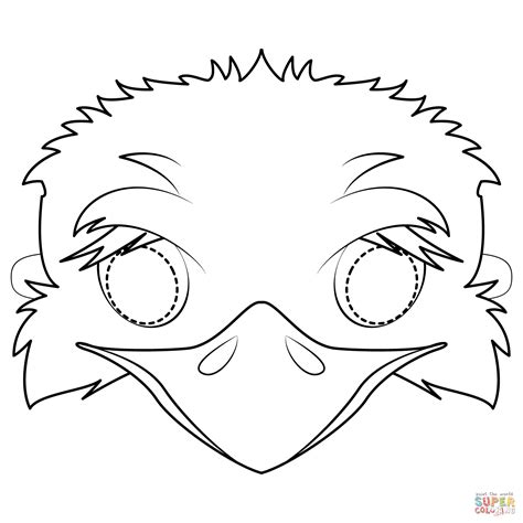 Раскраска страус (Большое количество фото!) - drawpics.ru