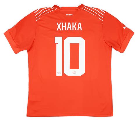 Switzerland Home Shirt Xhaka