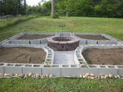 Creative tips and DIY ideas for garden with concrete blocks | My ...