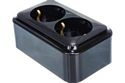 Купить Розетка СВЕТОПРИБОР двойная с/з черный РА 16-261 в Алматы ...