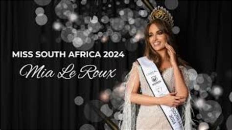 Mia Le Roux Une Premi Re Sourde Couronn E Miss Afrique Du Sud Africanews