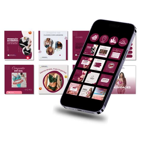 Pack Canva Lingerie Canva Edit Veis