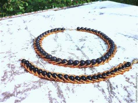 Комплект "Черный янтарь" в интернет-магазине на Ярмарке Мастеров ...