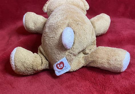 Ty Vintage Pluffies Plush Slumber Brown Baby Bear Lovey Beanie Toy