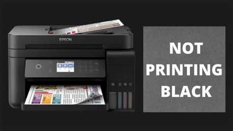 Fix Epson Printer Not Printing Black Solved