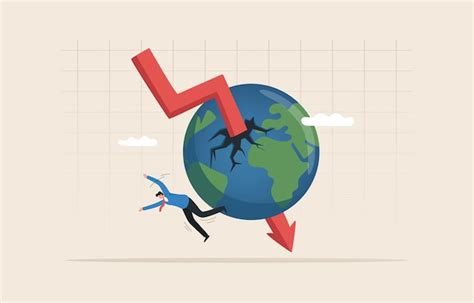 Recessão Global Ou Desaceleração Econômica Crise Financeira Global