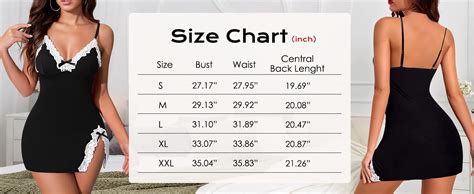 Girece Lingerie For Women Sexy Night Gowns Lace Trim Sleep Dress V Neck Babydoll Chemise Dress