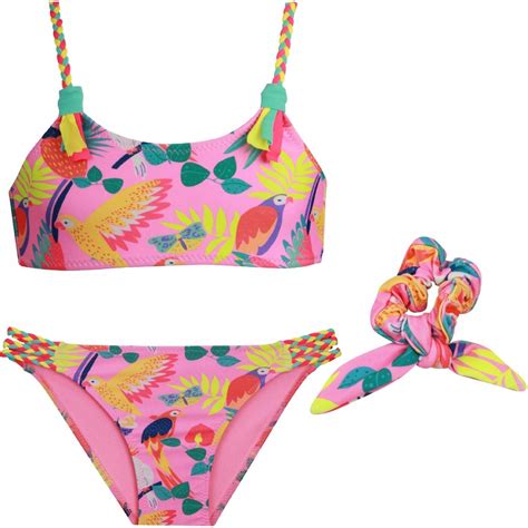 146 STRÓJ KĄPIELOWY BIKINI 2 częściowy PAPUGA 12514493698 oficjalne archiwum Allegro