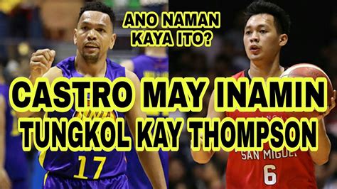 PBA NEWS JAYSON CASTRO MAY INAMIN TUNGKOL KAY SCOTTIE THOMPSON ANO