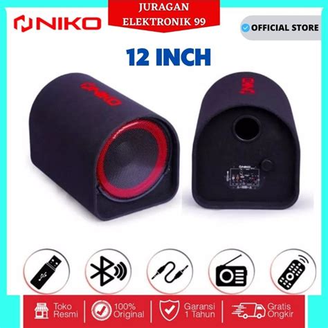 Jual Speaker Niko NK GL 12 Bluetooth Subwoofer Car Speaker 12inch