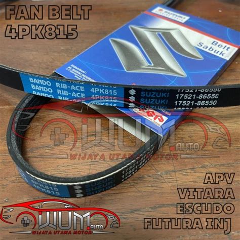 Jual FAN VAN BELT TALI KIPAS 4PK815 FUTURA EFI APV MEGA CARRY VITARA