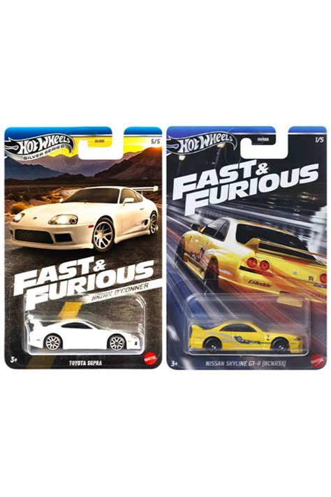 HOT WHEELS Araç Hot Wheels Fast Furious Set Nissan Skyline GT R