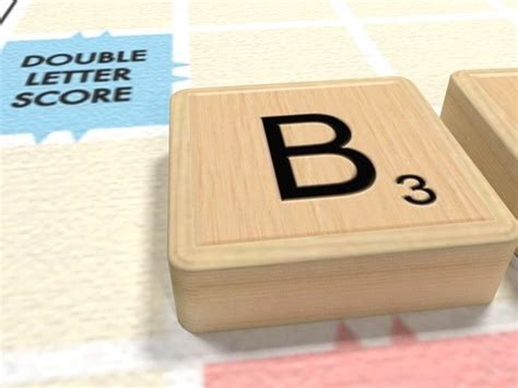 Scrabble 3d Model Animated Cgtrader