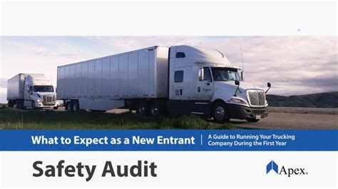 VIDEO All About The FMCSA New Entrant Safety Audit