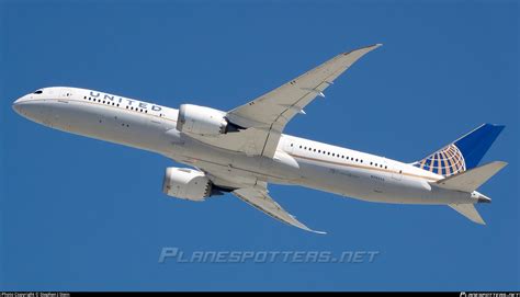 N38955 United Airlines Boeing 787 9 Dreamliner Photo By Stephen J Stein