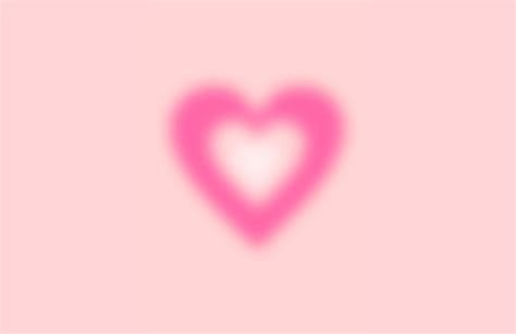 Pink Heart Aesthetic Wallpaper