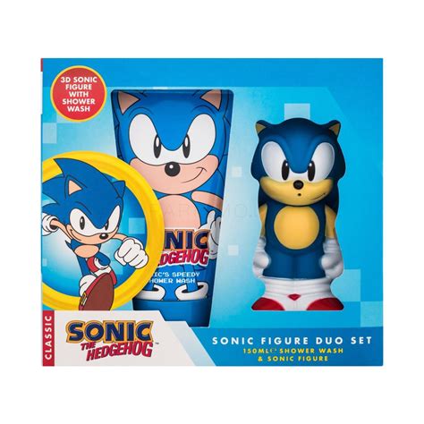 Sonic The Hedgehog Sonic Figure Duo Set Подаръчен комплект душ гел 150 ...