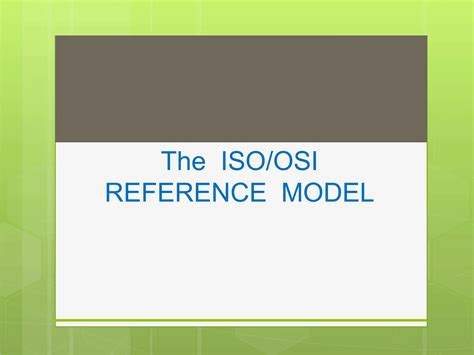 Modelli Iso Osi 5