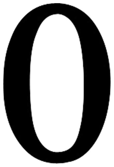 village wrought iron num   small number  black contemporary