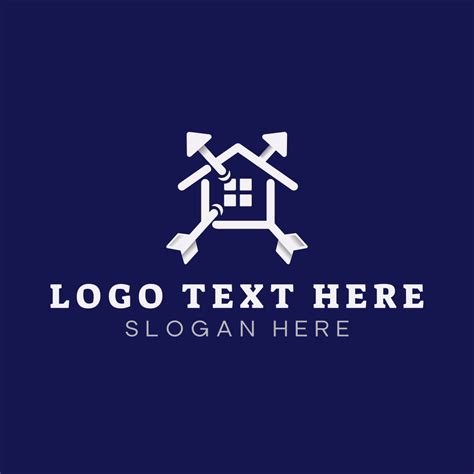 House Arrow Real Estate Logo Brandcrowd Logo Maker