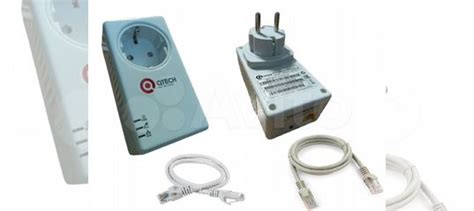 Комплект Powerline PLC адаптер qtech qpla-200v.2P купить в Казани ...