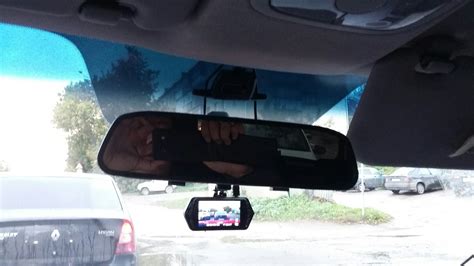 Камера заднего вида и монитор в зеркале КИА Соул — KIA Soul (1G), 1,6 л ...