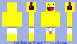 Mr Awesome Naked Minecraft Skin