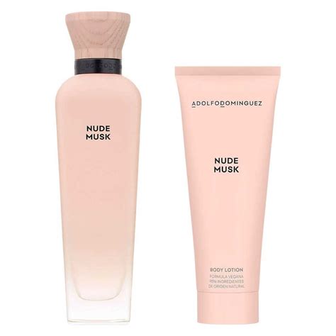 Set Adolfo Dominguez Nude Musk Pzs Ml Edp Spray Body Lotion Ml Pasión de Fragancias