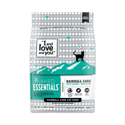 I And Love And You Naked Essentials Cat Kibble Hairball Care With Salmon Whitefish Thrive