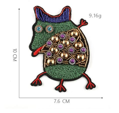Чистые сшитые вручную наклейки из ткани с бисером, альтернатива ...
