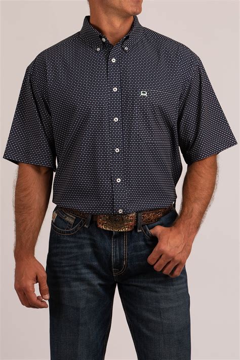 Casual Button Down Shirts Cinch Mens Short Sleeve Arenaflex Button