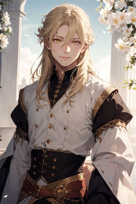 Blonde Boy With Yellow Eyes In 2024 Blonde Hair Anime Boy Blonde