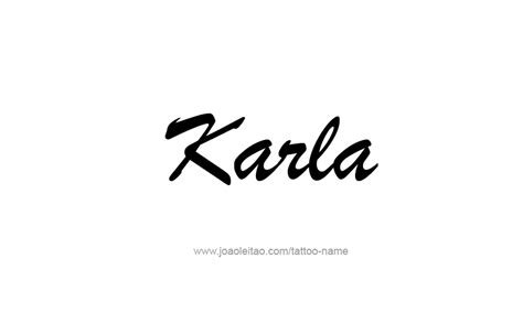 Letras Con El Nombre De Karla Para Aprender A Escribir