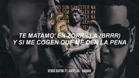 Kendo Kaponi Ft Anuel Aa Nanana Letra Youtube