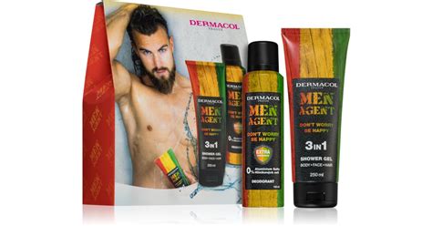 Dermacol Men Agent Dont Worry Be Happy Gift Set Voor Het Lichaam