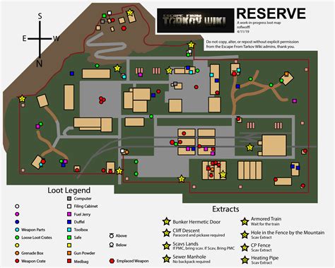 Escape From Tarkov Reserve Map Spawns | Images and Photos finder