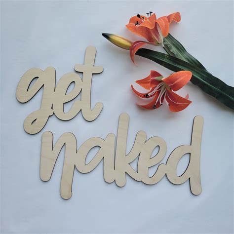 Get Naked Get Naked Sign Get Naked Wood Sign Bathroom Etsy