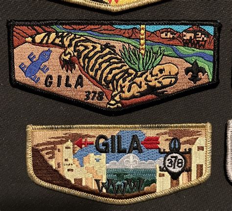 Gila Lodge Flaps Different Oa Order Of The Arrow Patches Ebay