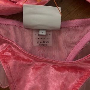 Swim Nwt Poster Girl Pink Ruffle Bikini Set Size M Poshmark