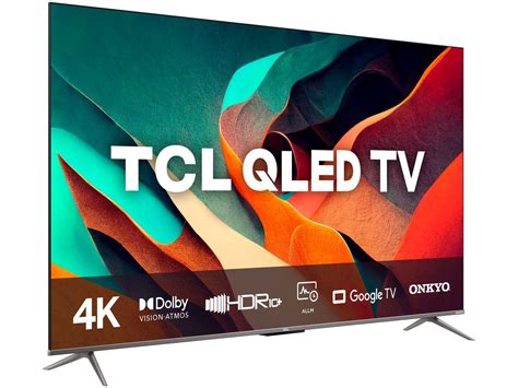 Smart TV 50” 4K QLED TCL 50C635 - Wi-Fi Bluetooth Google Assistente 3 ...