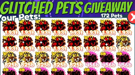 Live Glitched Pet Simulator X Mythical Pets Giveaway Join Me For Free