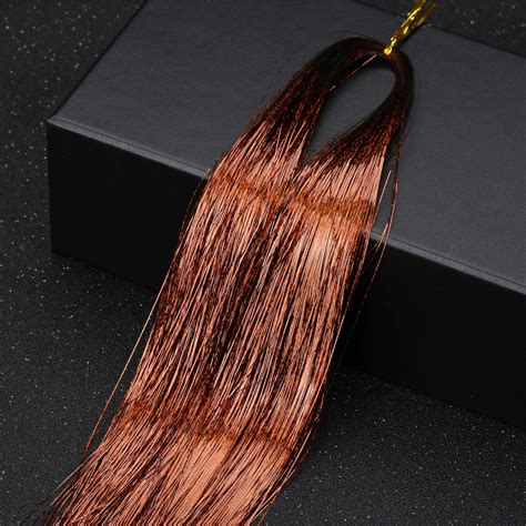 Bronze Hair Tinsel | Lavadene Hair Extensions