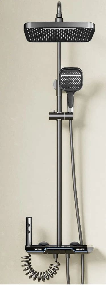 Myn Tiktok Trend Bathroom Gunmetal Hot Cold Digital Display