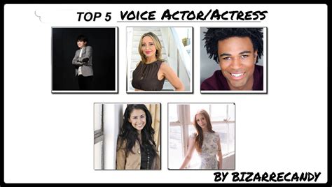 top  favourite voice actoractress  misshydromatic  deviantart
