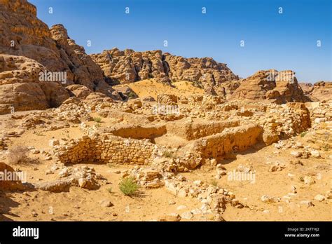The Neolithic Archeological Site At Beidha Near Little Petra Siq Al