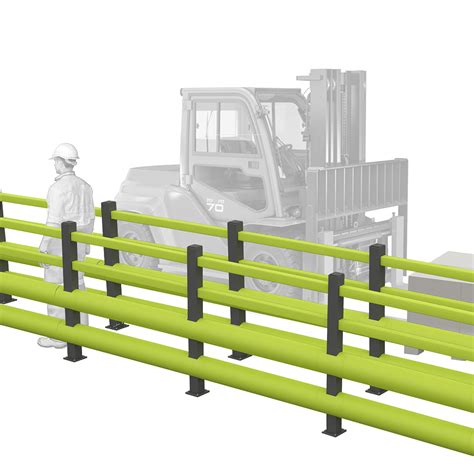 Double Bumper Pedestrian Barriers Brandsafe Protection