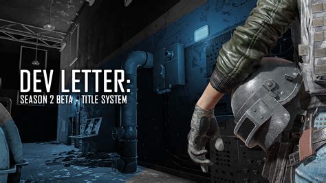 PUBG BATTLEGROUNDS Dev Letter Season 2 Title System Steam News