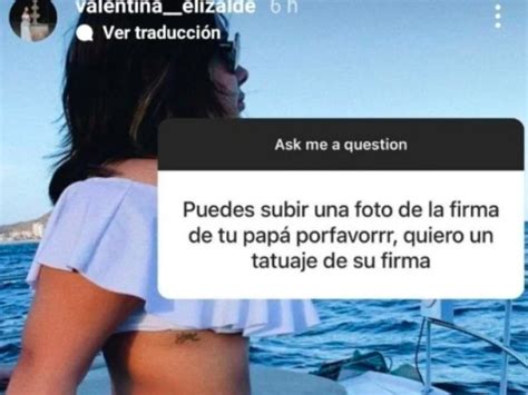 Cómo Es El Tatuaje Que La Hija De Valentín Elizalde Se Hizo En Honor A Su Padre Infobae